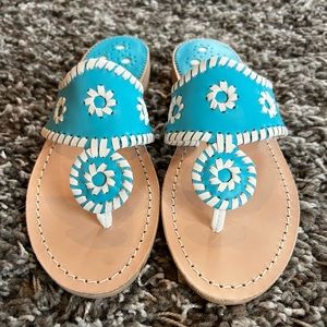 Jack Rogers Sandals Turquoise 6.5
